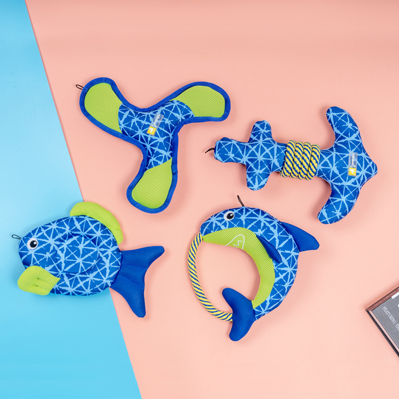 Wholesale High Quality Plush Stuffed Assortment Great Set Pet Dog Floating Toys