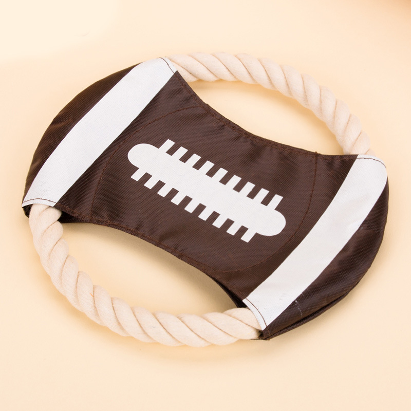 2025 Custom Logo Interactive Pet Dog Chew Toy Bite Resistant Training Cotton Rope Dog Toy for Training and Play