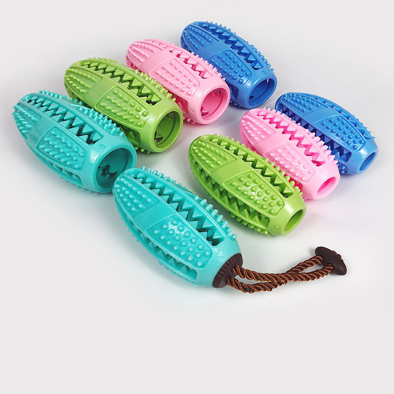 Dog Iq Treat Interactive Food Dispensing Toy Toothbrush 4-in-1 for Dog Chewing