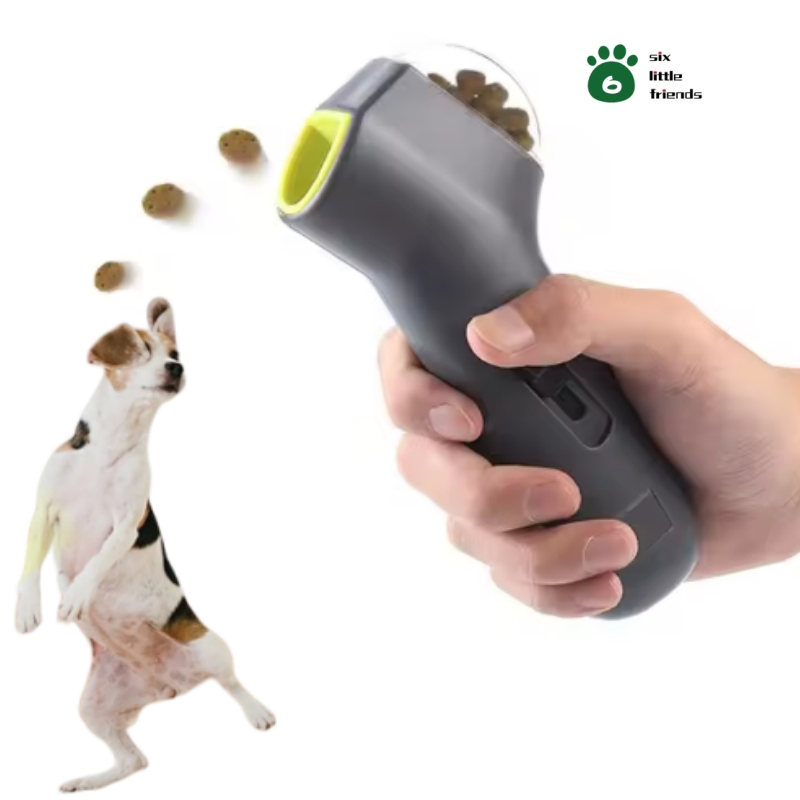 Pet Snack Launcher Toy for Engaging Outdoor Play