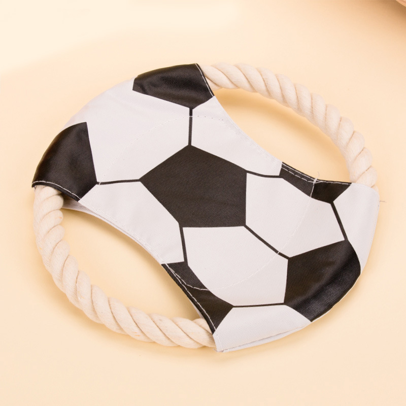 2025 Custom Logo Interactive Pet Dog Chew Toy Bite Resistant Training Cotton Rope Dog Toy for Training and Play