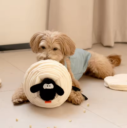 Pet Puzzle Magic Sheep Interactive Nose Work Chew Toy