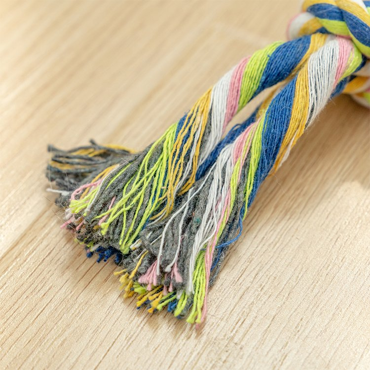 Rena Pet Durable Clean Teeth Interactive Play Chew Polyester and Cotton Dog Rope Toy