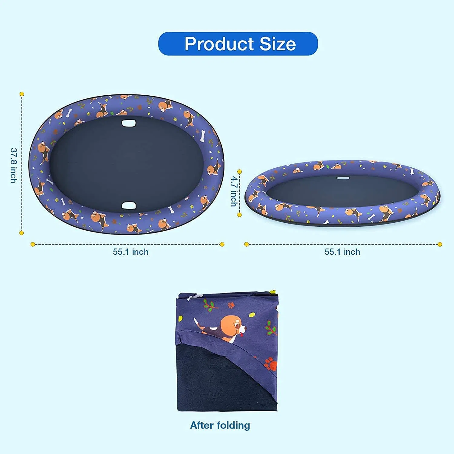 Pet Dog Inflatable Floating Row Toy