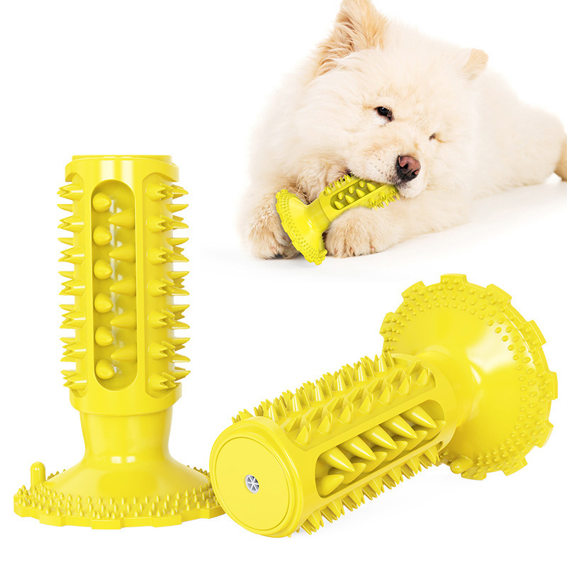 Bestsellers Pet Supplies Factory Wholesale Company Suction Cups Sound-Emitting Teething Sticks Toothbrushes Dog Toys