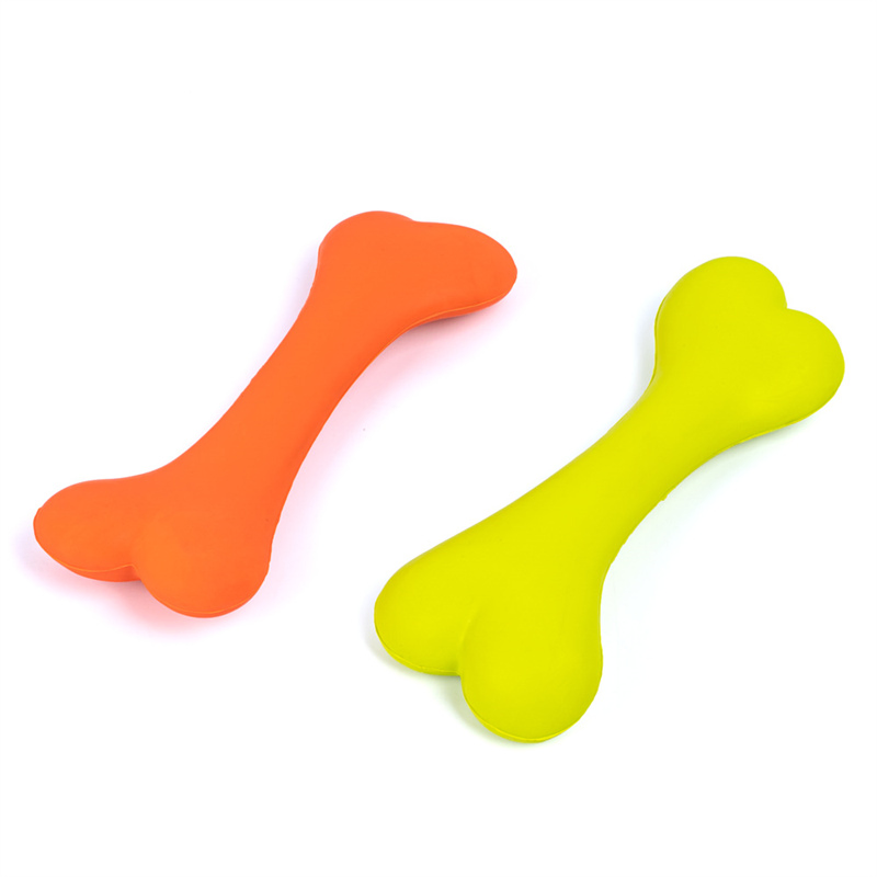 Amazon Hot Sale Pet Toy Dog Toys Rubber Cartoon Design Eco-Friendly Pet Nibble Bone Dog Chews Toys