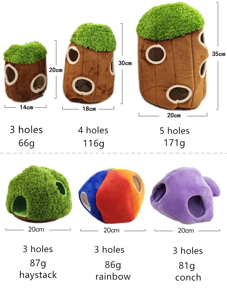 Tree Hole with Animals Squeaky Toy