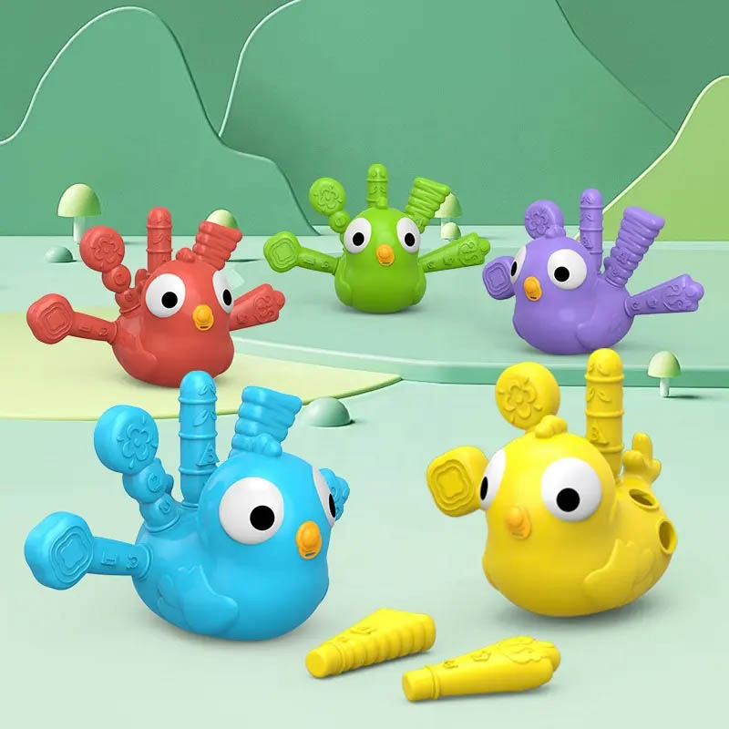 Rainbow Birds Animal Mini Puzzle Toys Children Boys and Girls Gift Kids Early Educational Toy Interesting Colorful Cute Pet Pals