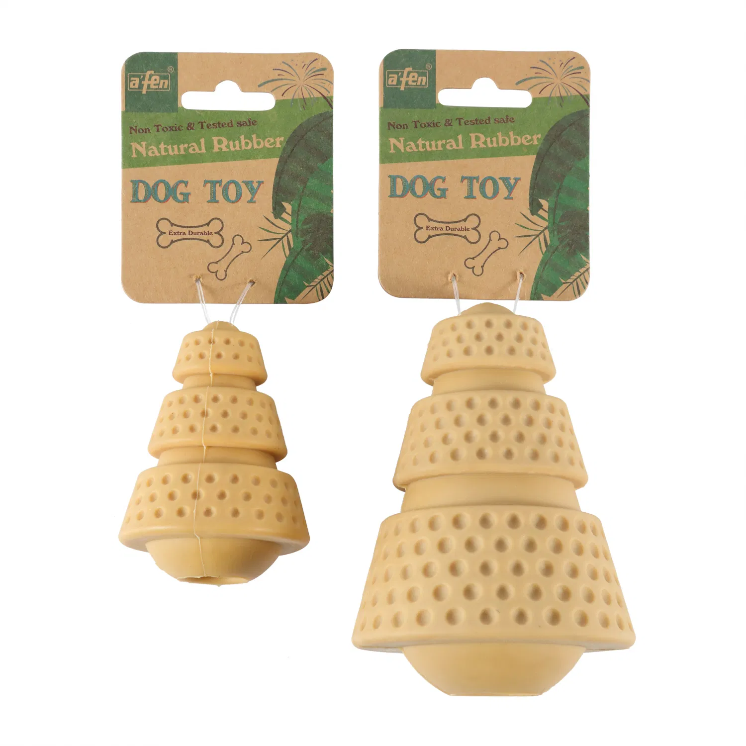 Wholesale Eco-Friendly Mud Color Dog Toy TPR Pet Chewing Toy Dog Dental Chew Toys