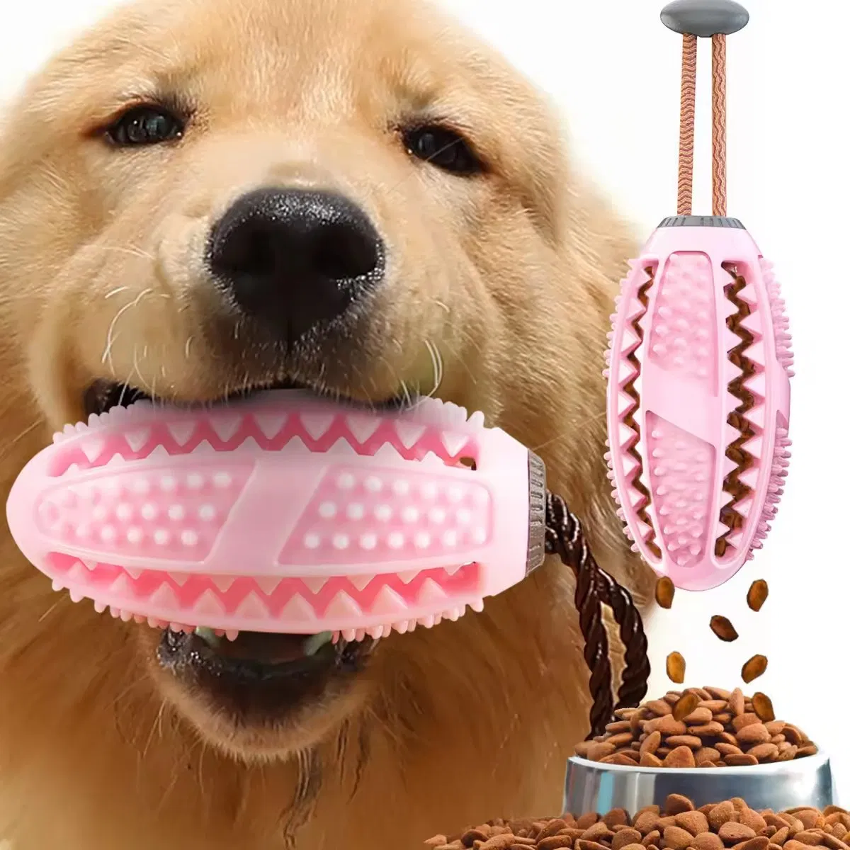 Durable Chew Pet Toy with Dental Care Brushing Stick Chewing
