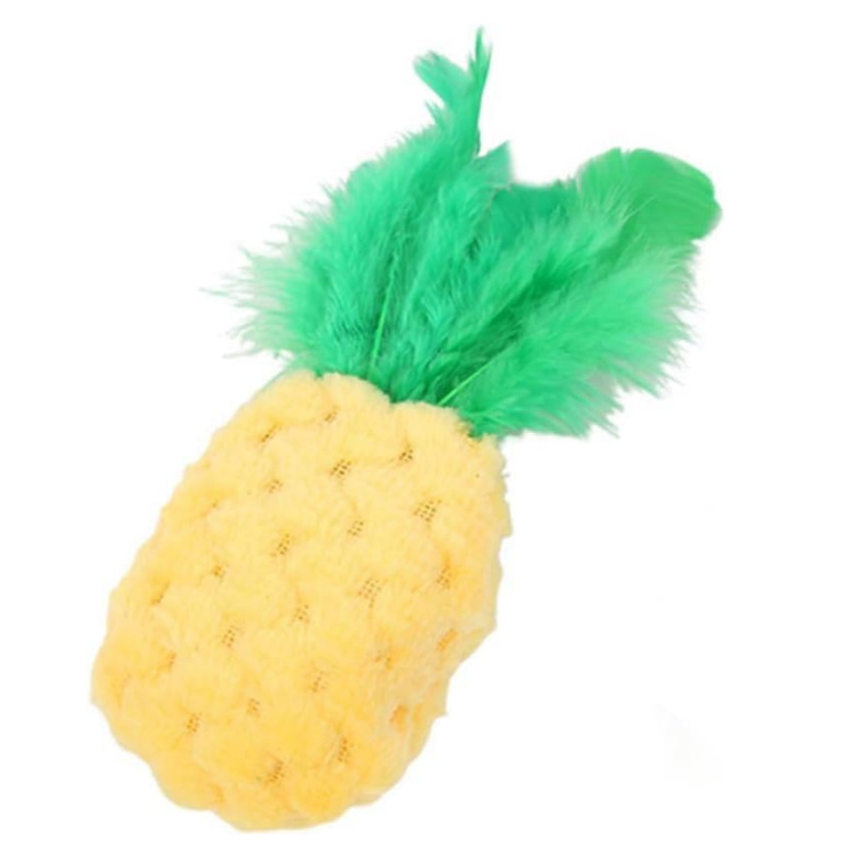 New Arrvials Pineapple Cat Toy Chew Containing Catnip Pet Plush Toys