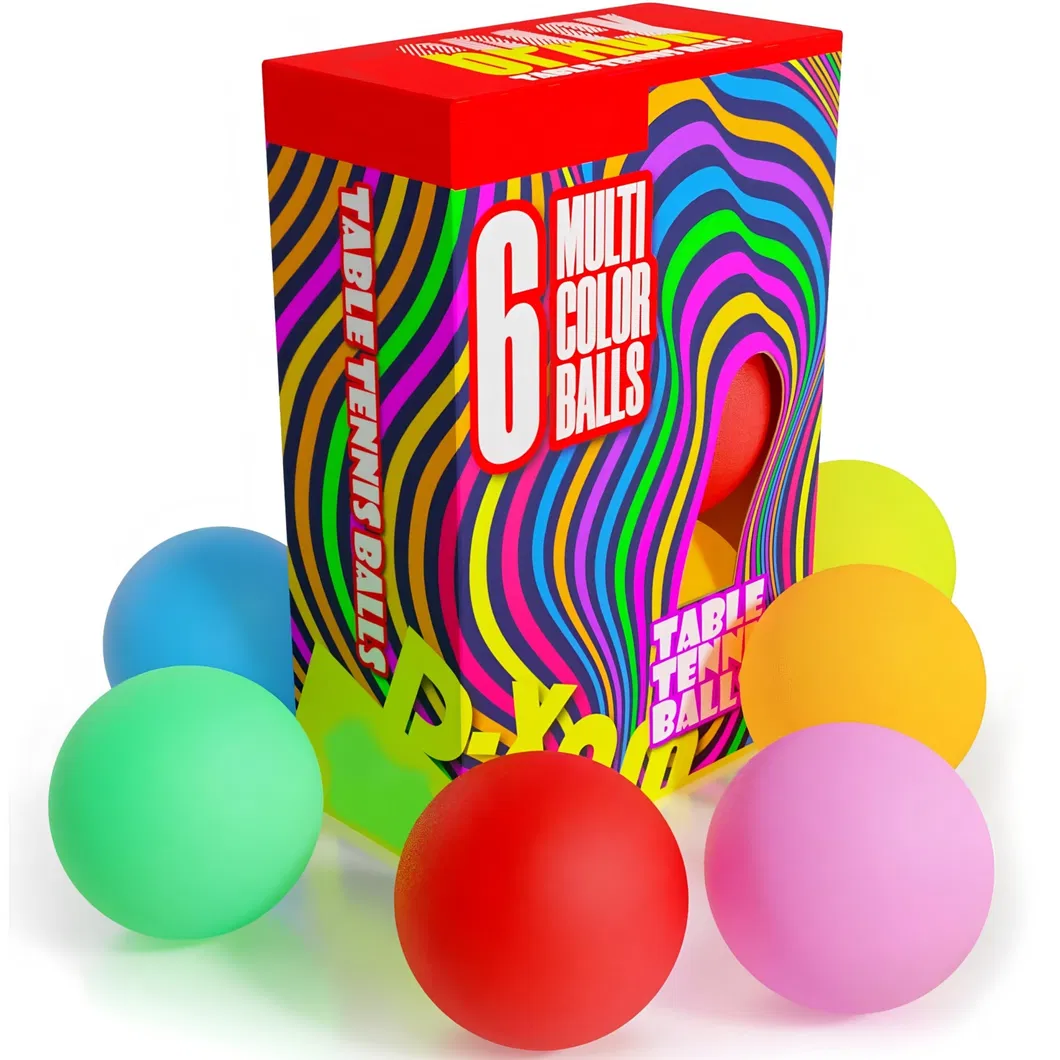 Multi Color Ping Pong Balls