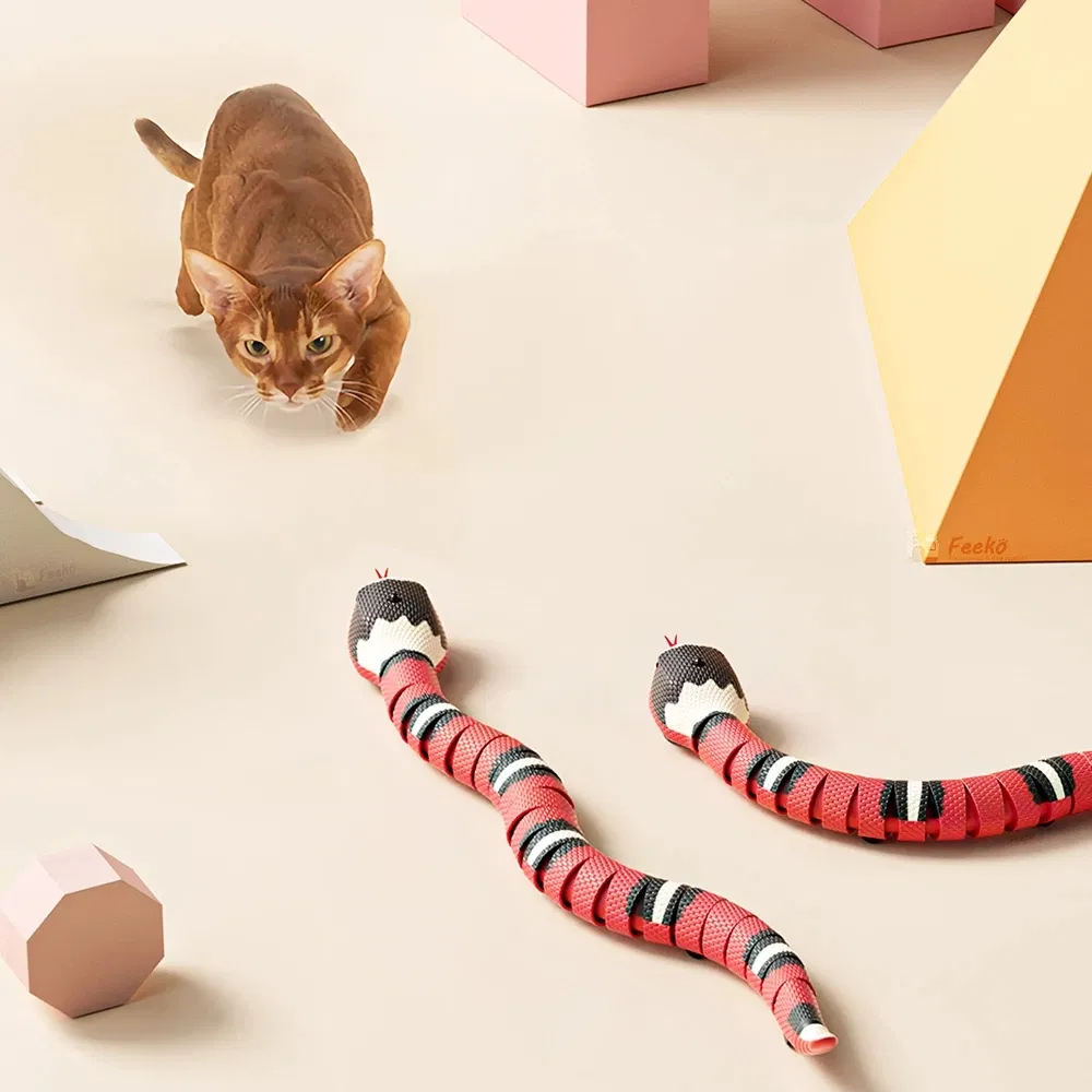 Smart Sensing Snake Cat Toy 7