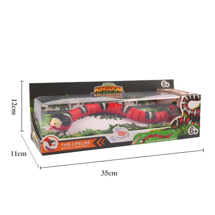 Smart Sensing Snake Cat Toys Electric Interactive Toys for Cats USB Charging Cat Accessories for Pet Dogs Game Play Toy