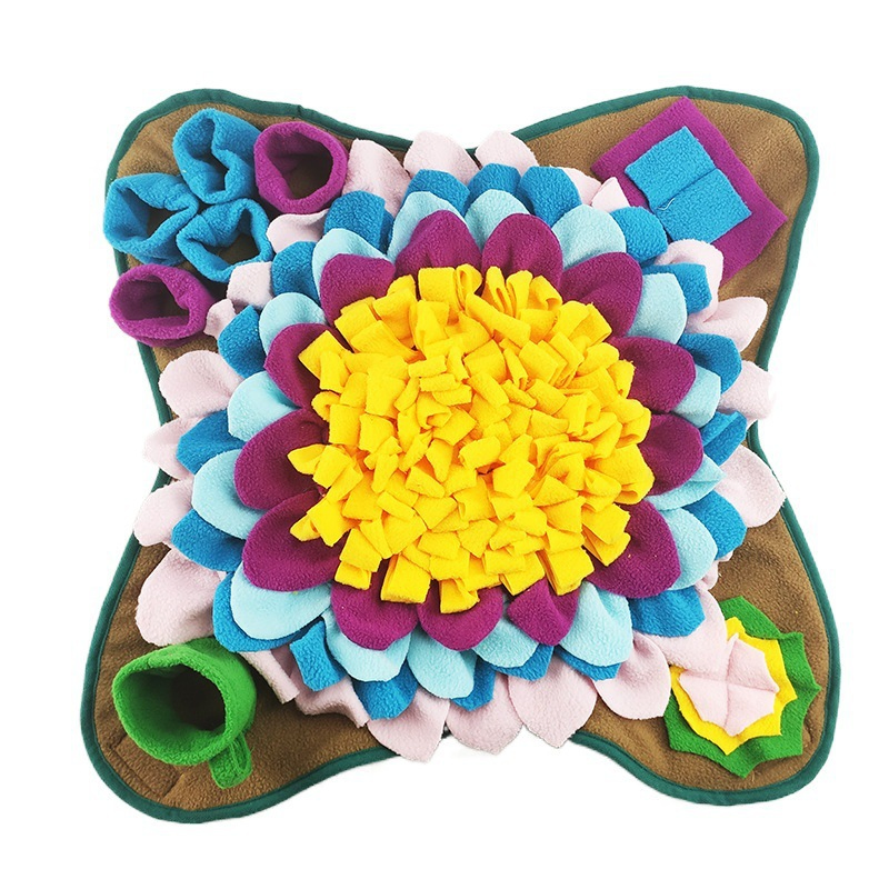 Pet-Safe Soft Pet Dog Cat Interactive Sniffing Mat Pad Food Treat Training Toy Feeder for Home Play