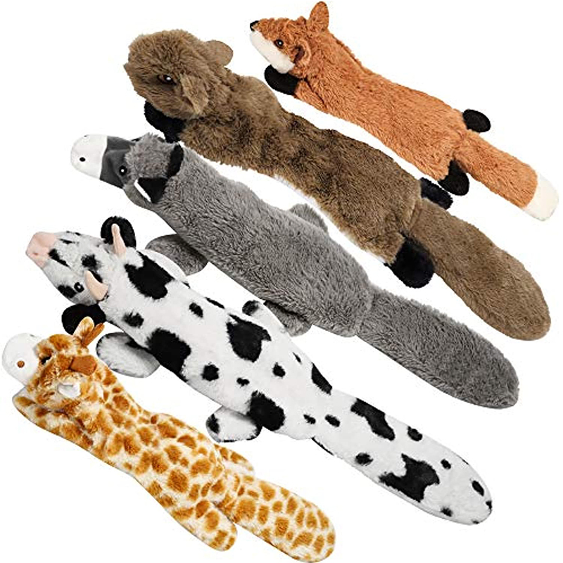 Hot Selling Durable Soft Animal Squeaky Dog Toys Funny Pet Plush Toy