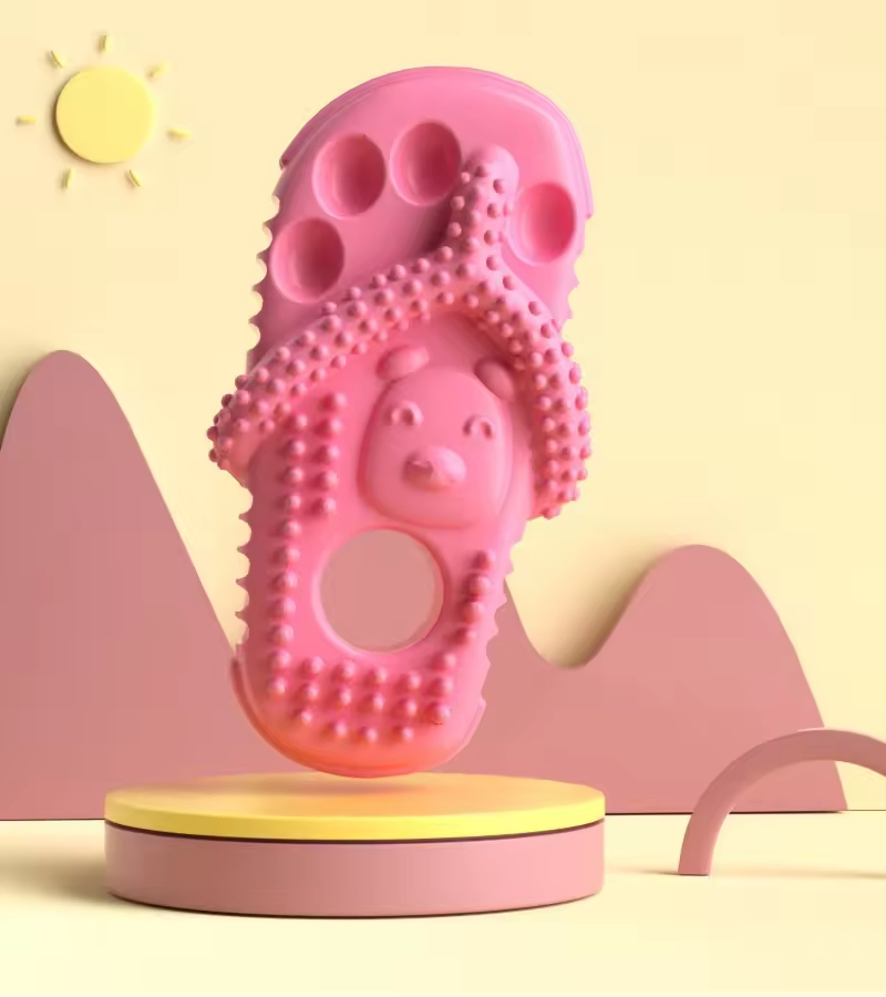 Wholesale Chew-Proof Trp Slipper-Shaped Pet Supply Puppy Teething Toy