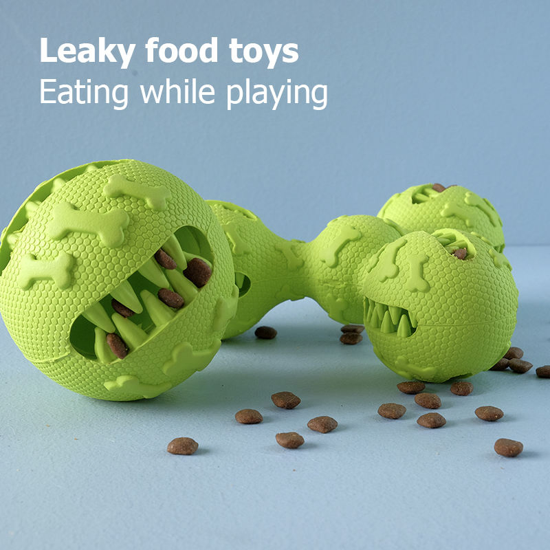 Rubber Toothbrush Molar Dog Chew Toy Food Treat Dispensing Dog Toy