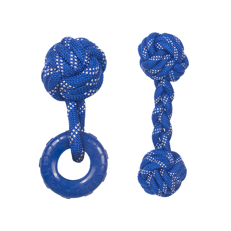 Rena Pet Floating Interactive Dental Cleaning Chew Strong Durable with TPR Cotton Rope Dog Toy