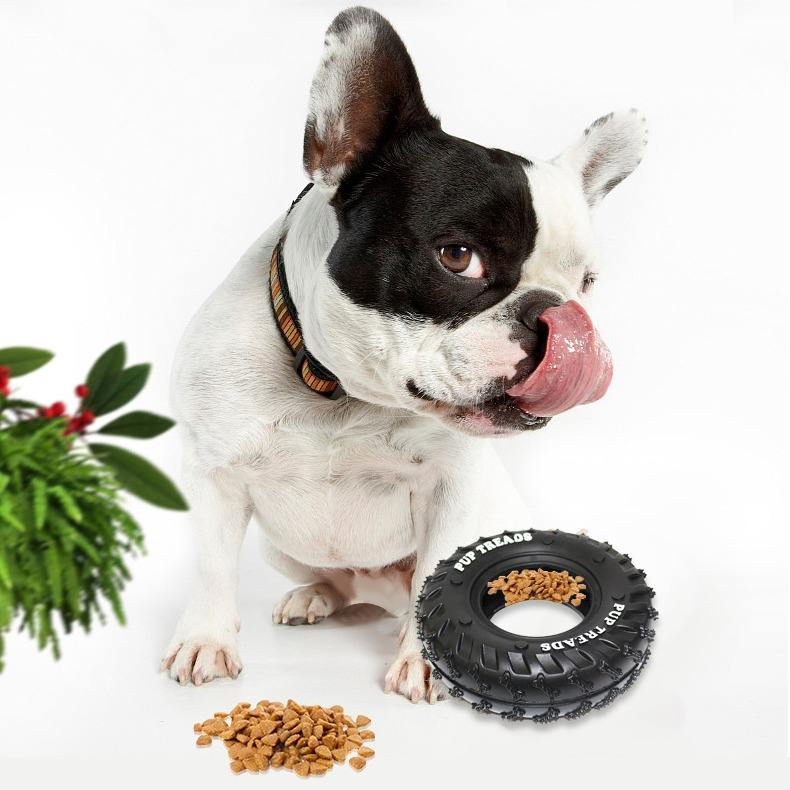 Rubber Tire Tough Interactive Pet Toys for Small Medium Large Dogs Teething Toys Dog Chew Toy