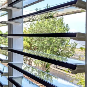 OUNA Home Use Shutter windows Louvers Aluminum windows