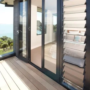 OUNA Manufacturer Louvered Windows Aluminum Frame