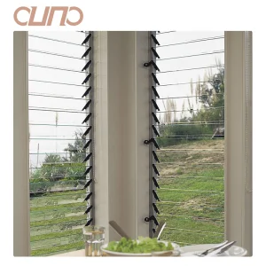 OUNA Waterproof Aluminum Louver Sunshade Blinds