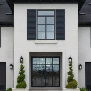 OUNA Hotel Grade Aluminum French Doors Balconies