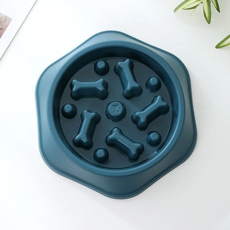 Anti-Choke Eating Suction Cup Non-Slip Silicone Slow Food Bowl