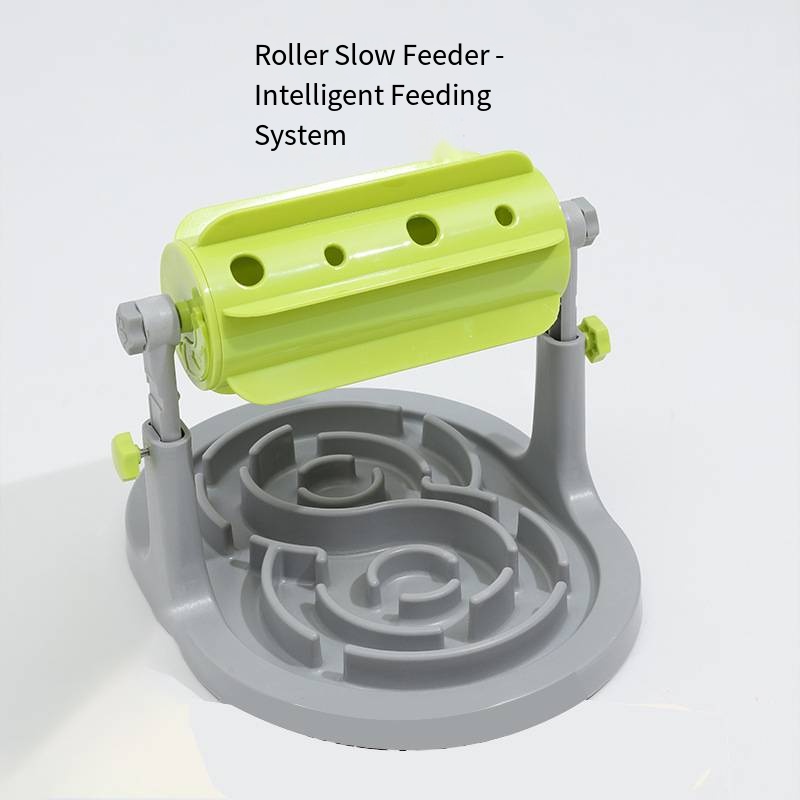 Interactive Slow Feeder Bowl for Large Cats and Dogs with Anti-Choking Design and Durable Material