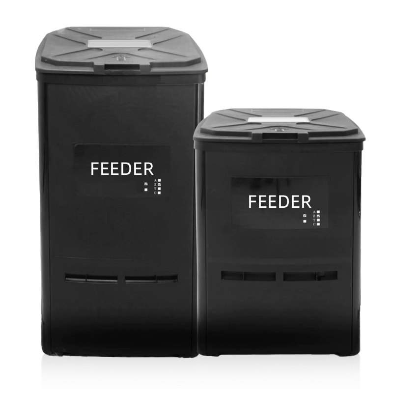 Large Capacity Automatic Fish Farm Feed Feeding Machine 80kg 120kg Volume Pond Electric Fish Food Feeder