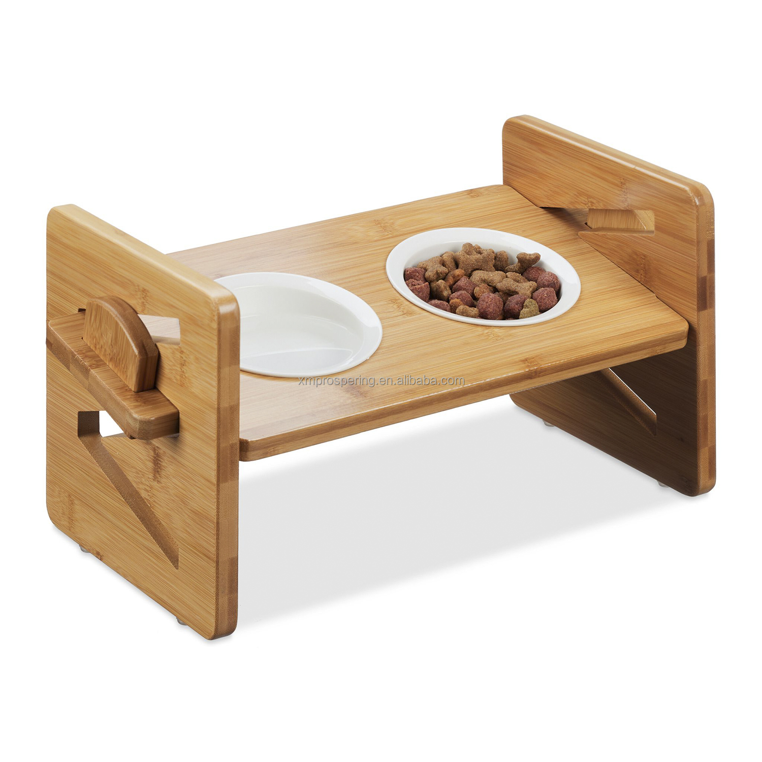 Bamboo Pet Bowl structure details