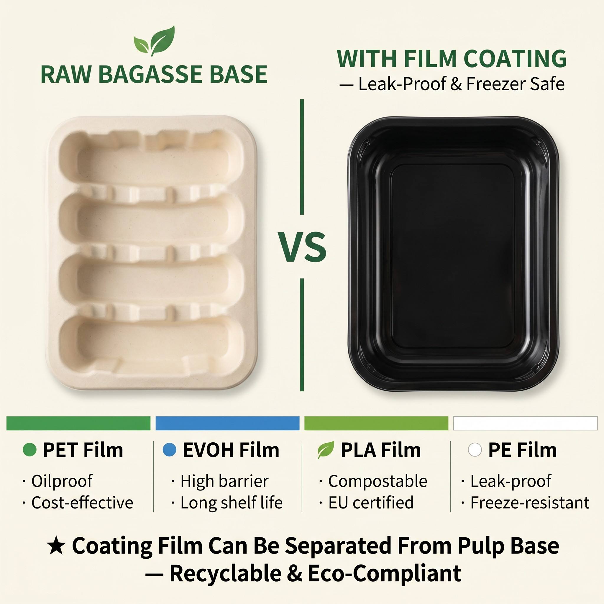 Bagasse Tray Model 3