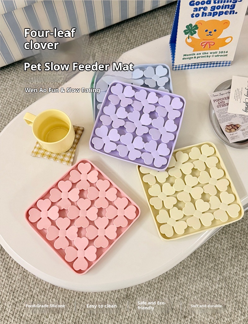 Pet slow-feeder smell mat 1