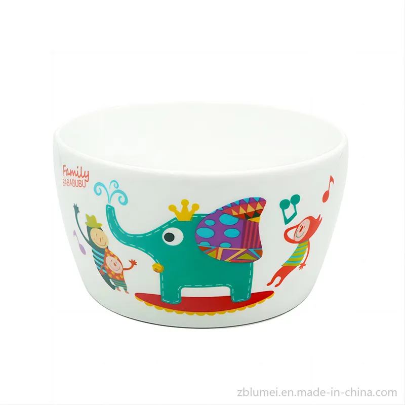Ceramic Porcelain Stoneware Pet Dog Puppy Cat Kitten Feeding Food Water Wide Bowl Dish