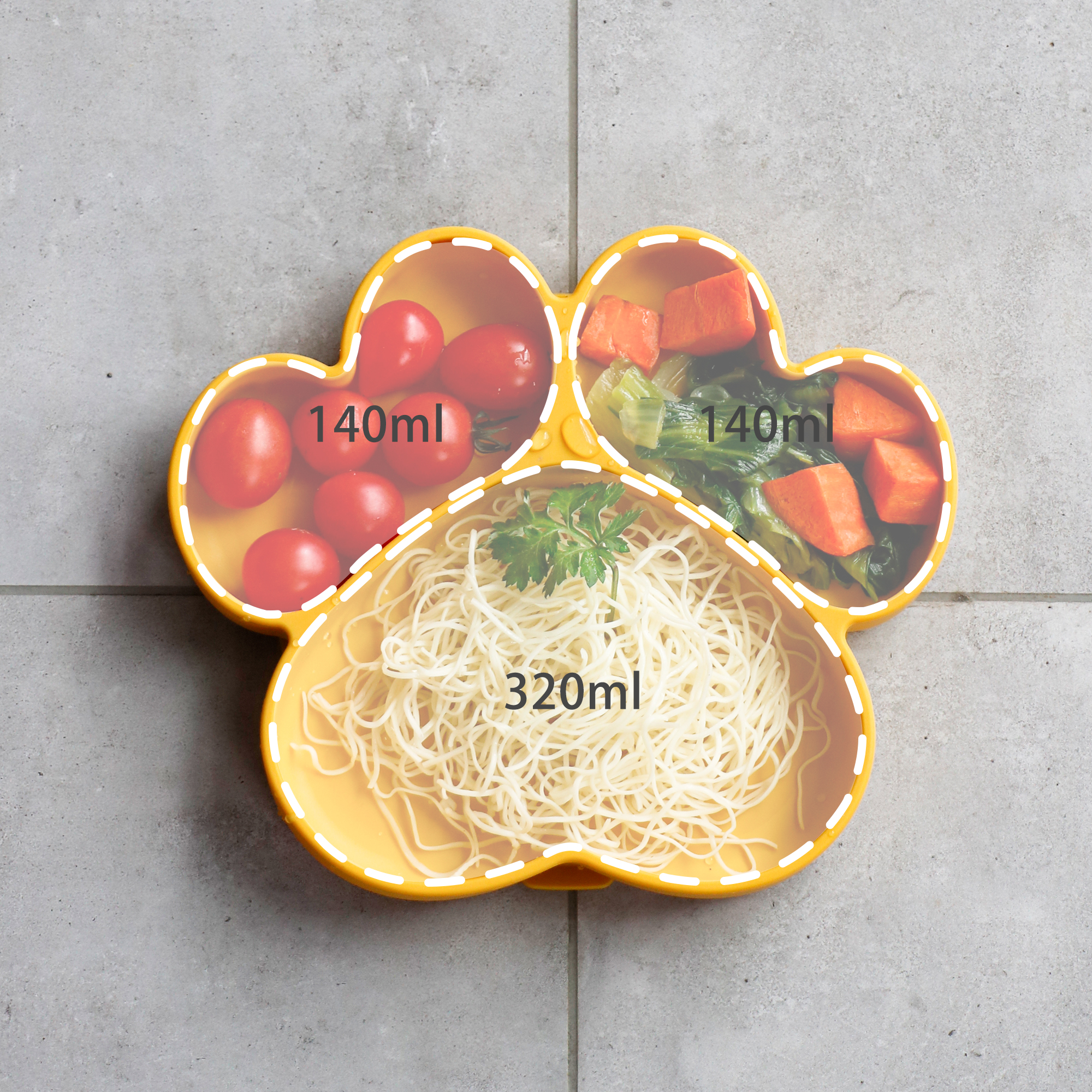 Customize Ecofriendly Animal Shaped Children Kids Suction Silicone Divided Feeding Plates Set