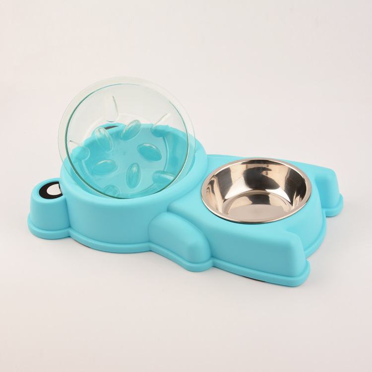 Wholesale Pet Stainless Steel Bowl Dog Bowl Cat Slow Feeding Bowl Pet Feeder