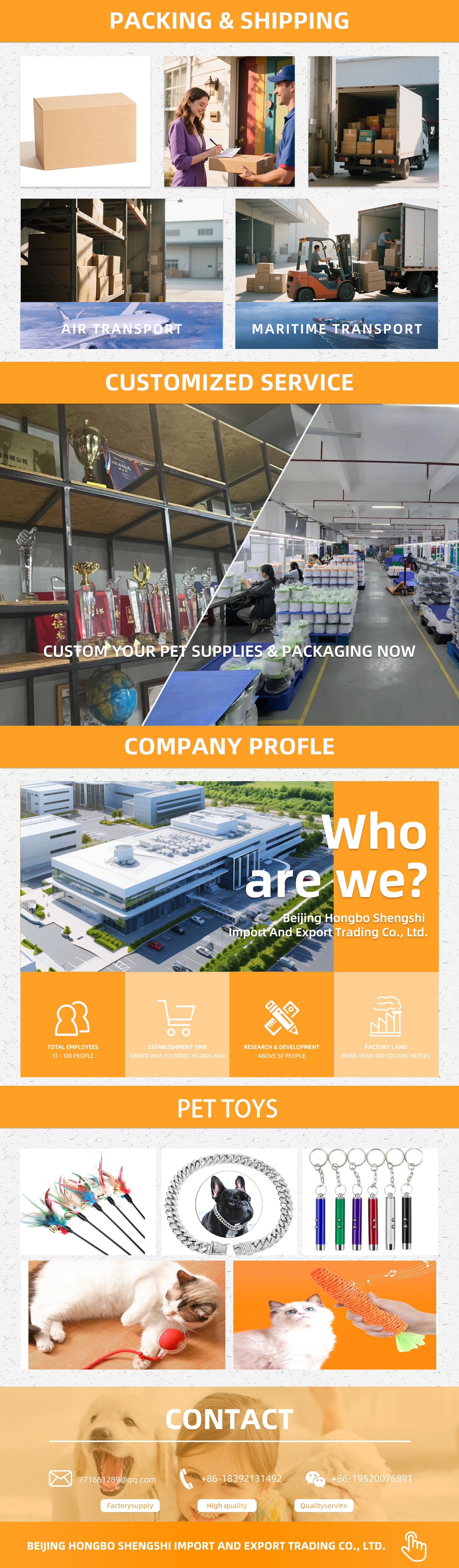 Product specifications banner
