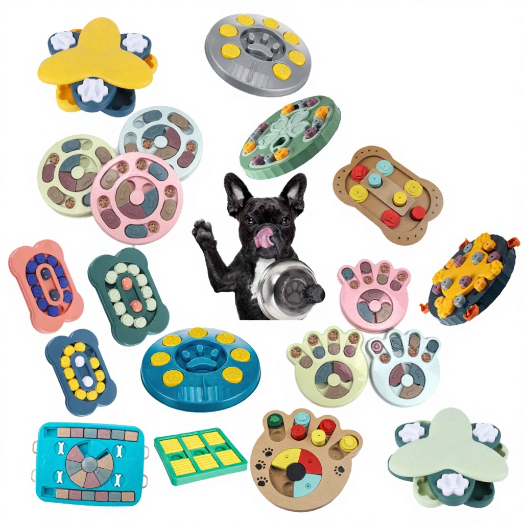 Wholesale Modern Eco-Friendly Plastic Advanced Sliding Maze Dog Puzzle Interactive Slow Feeder Treat Toy Enrichment Nail Care