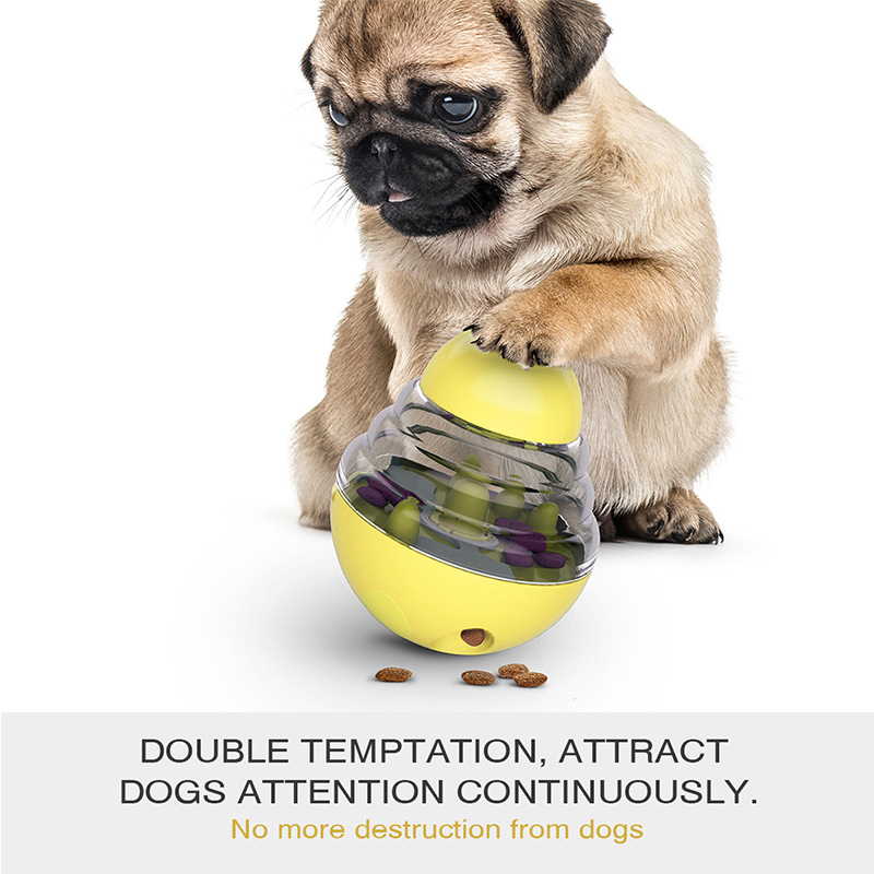 Hot Sale Classic Simple Boredom Buster Interactive Dog Puzzle Feeder Adjustable Slow Food Tumbler Eco Friendly Durable ABS Toys