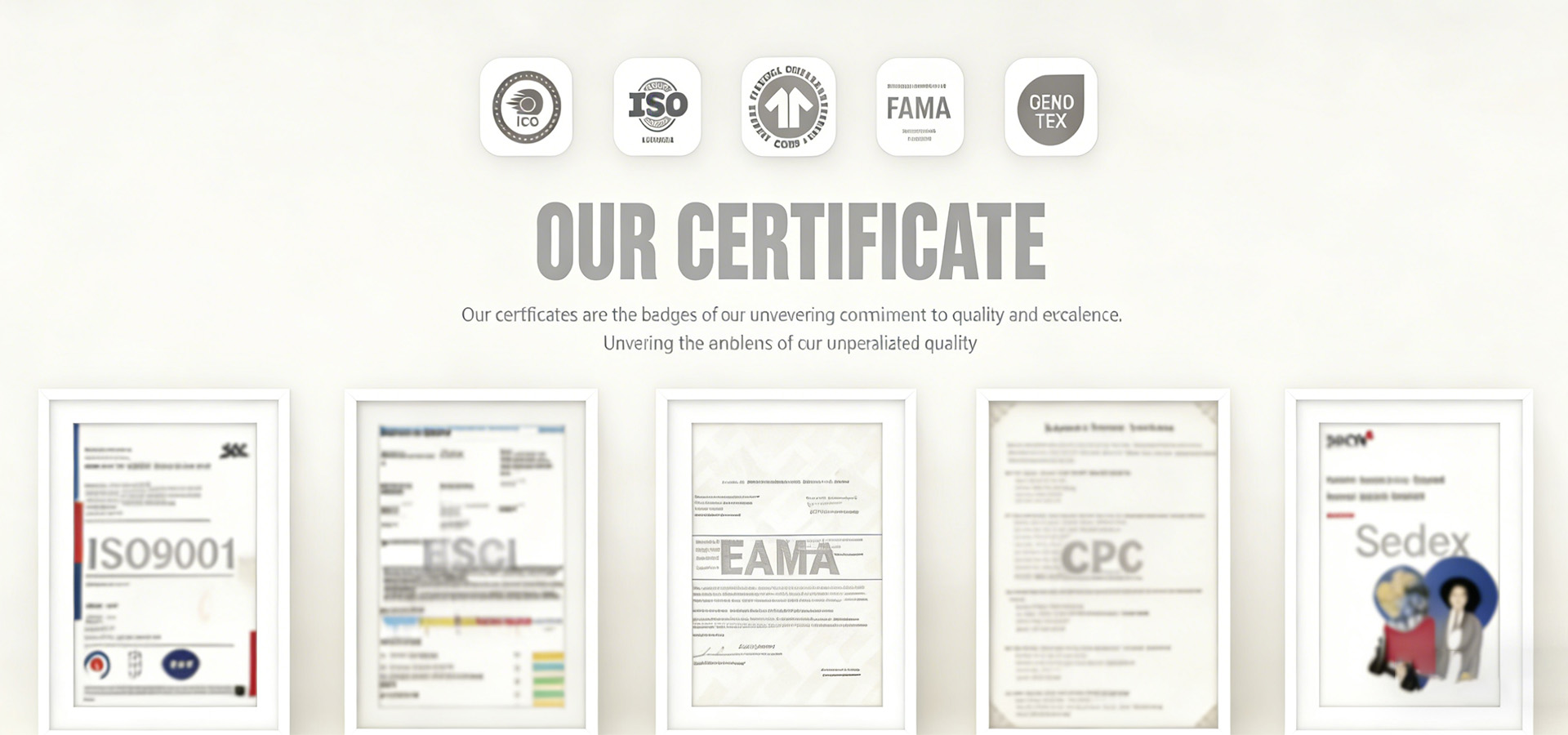 Product Certifications