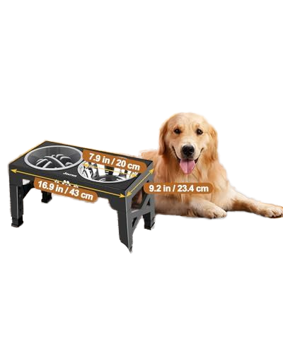 Wholesale Eco-Friendly Modern Stainless Steel 2 in 1 Lifting Elevated Cat Dog Feeder Slow Food Bowl