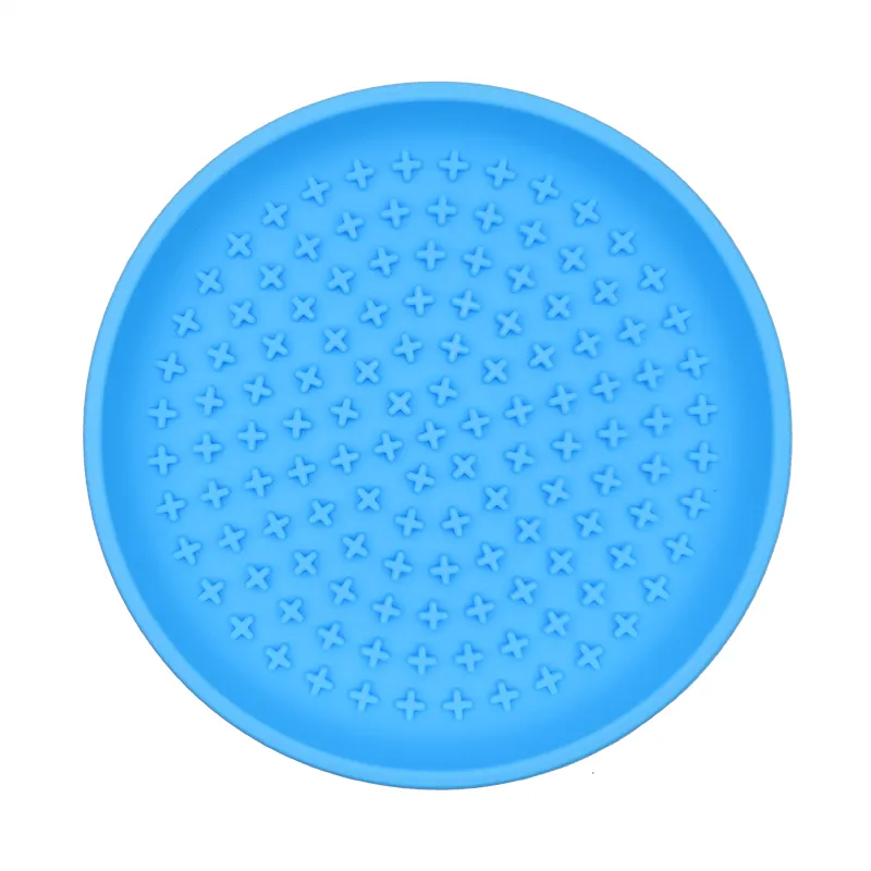 Slow Feeder Dog Bowl, Silicone Dog Food Bowl, Slow Eating Feeding Pet Food Dish for Medium Small Breed Dogs Puppy Cats