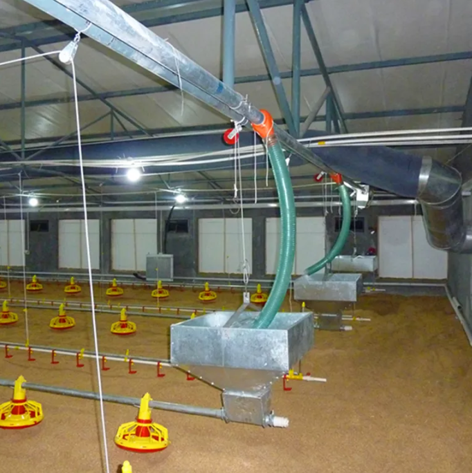 Factory Price Of Automatic Poultry Feeding System Broiler And Breeder Pan Feeder