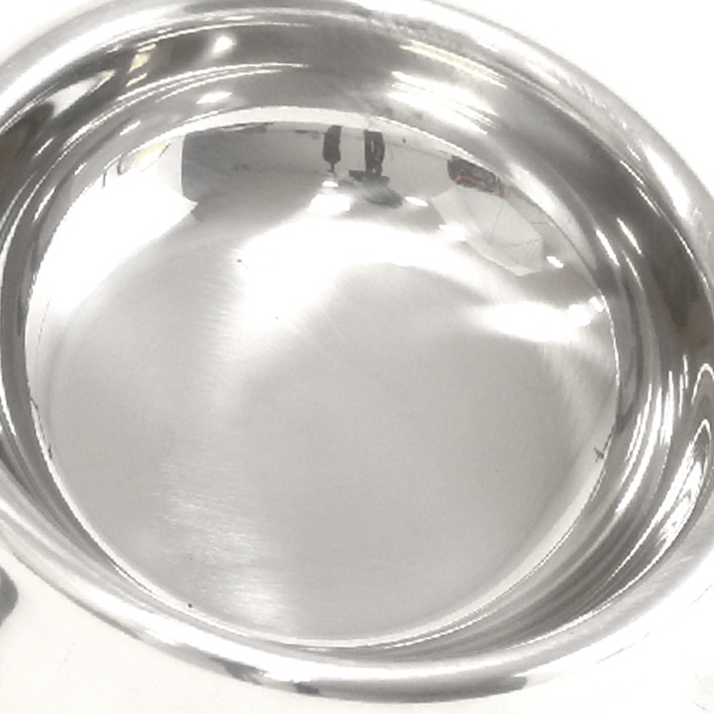 Large 30CM Eco-Friendly Durable Stainless Steel Rounded Solid Slow Feeder Non-Slip Easy Clean Food Bowl Indoor/Outdoor Use Cats