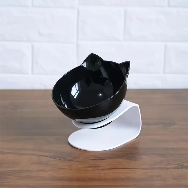 Triple Elevated Cat Bowl dimensions