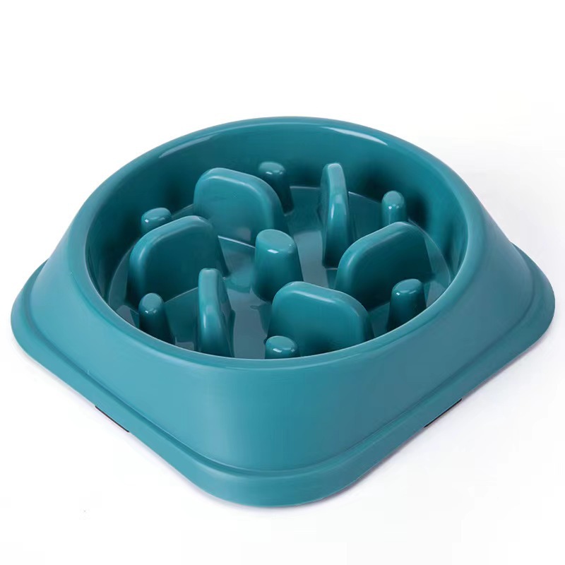 Interactive Slow Feeder Anti-Choking &amp; Anti-Slip Puzzle Dog Food Bowls for Slow Down Eating, Bloat Stop Maze Dog Dishes
