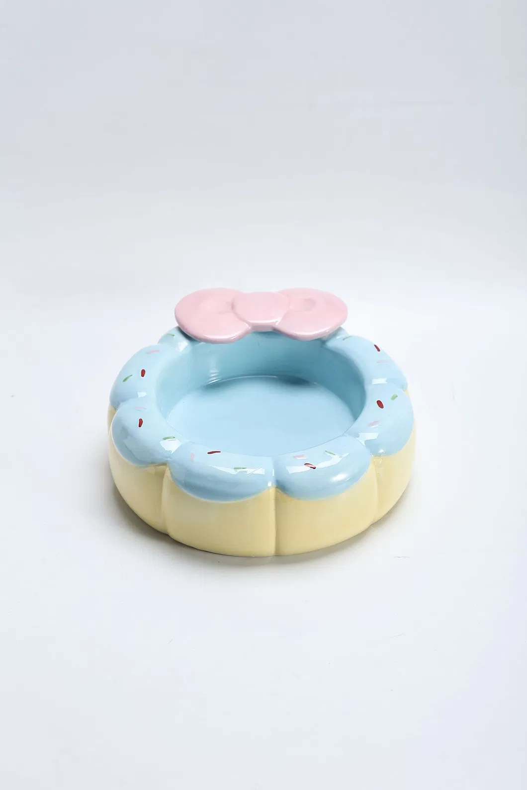Custom Elevated Eco-Friendly Ceramic Pet Bowl