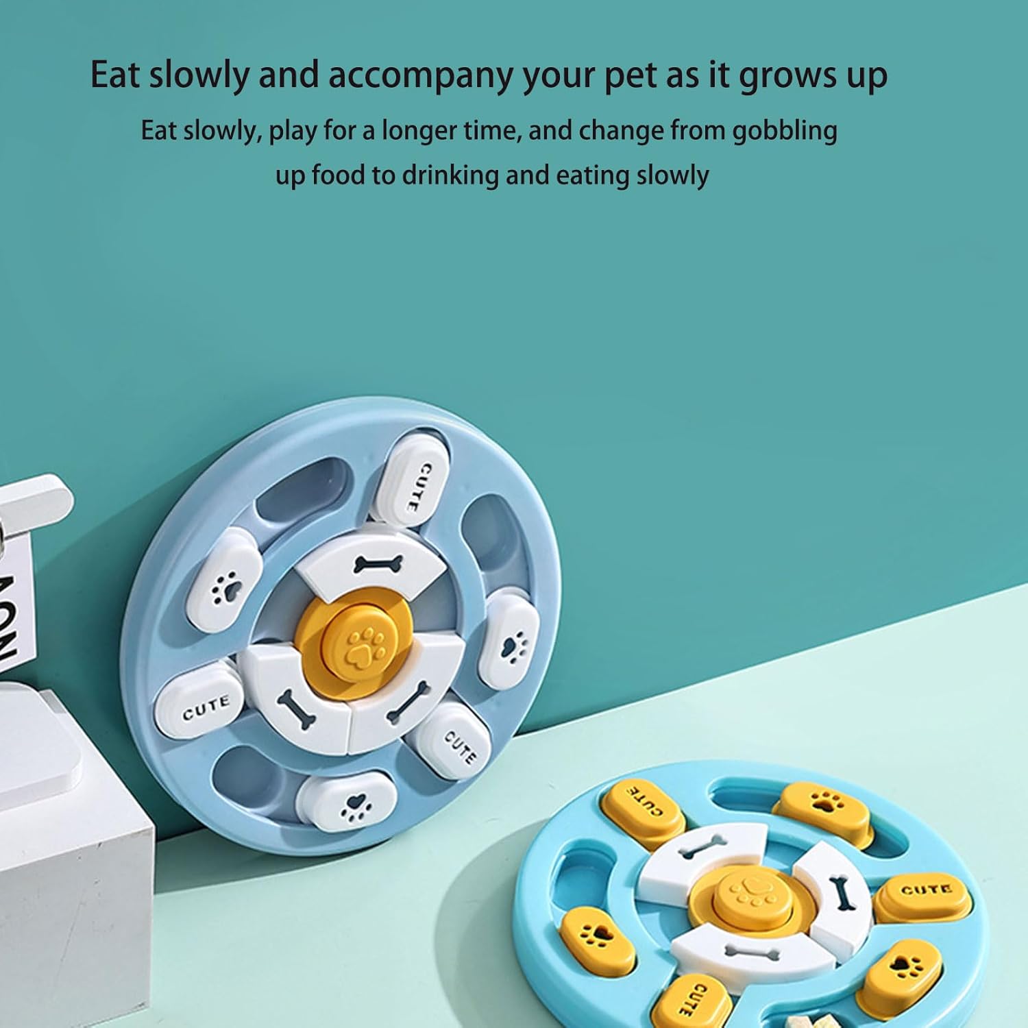 Wholesale Sliding Modulel Intelligence Feeding Toy Slow Feeders Puzzles Bowl for Mental Enrichment and Training