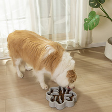 Cat &amp; Dog Slow Feeder Anti-Choke Non-Slip Large &amp; Medium Breed Plastic Pet Bowl for Indoor Use